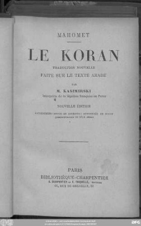 Le Koran