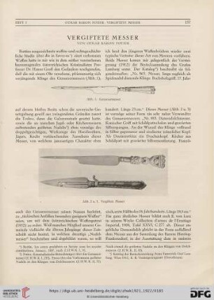 Vergiftete Messer