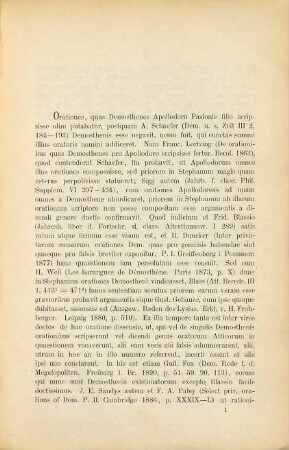 Demosthenis oratio in Stephanum prior num vera sit inquiritur
