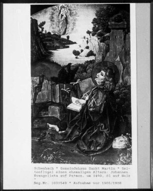 Johannes Evangelista auf Patmos