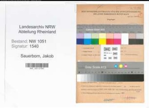 Entnazifizierung Jakob Sauerborn , geb. 18.09.1902 (Verwaltungsangestellter)