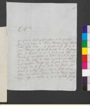 Brief von Veit, Moritz an Goethe, Johann Wolfgang von
