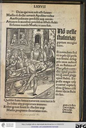 De eo qui non vult esse fatuus.