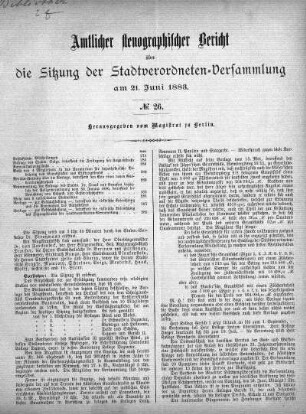 Nr. 26, 21. Juni 1883