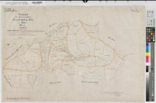Husten und Benolpe (Drolshagen), Teilung von Benolpe-Gelslingen, Brouillonkarte Husten Flur 1