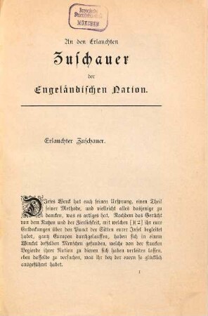 Die Discourse der Mahlern : 1721 - 1722, 1