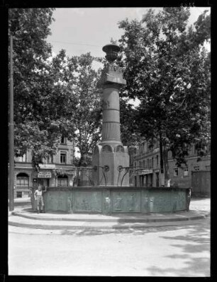 Wilhelmsplatz, ehemaliger Marktbrunnen von 1814