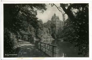 Kriebstein. Burg mit Stausee