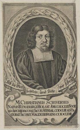 Bildnis des Christianus Scriverius