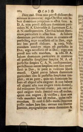 202-207, Dices 1mo. Deus non potest ...