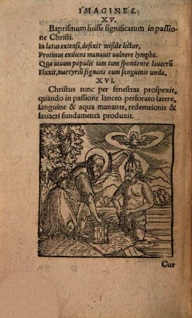 ... Pars Imaginvm Elegantissimarvm ..., 5. In Qva Explicatvr Doctrina De Baptismo, continens multas pias, vtiles, necessarias ac dulces commonefactiones, in his praesertim vltimis & asperrimis temporibus