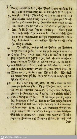 Anführung einiger für anstößig gehaltenen Stellen im Sistem der Ewigkeit 13,52-71