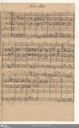 Aria: O angenehmes Wassergießen