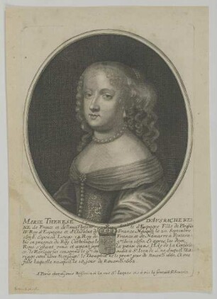 Bildnis der Marie Therese d' Austriche