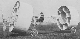 Flugapparat von Giraudan (?) : Technikgeschichte | Fliegende Menschen | Flugzeuge | Projekte und Versuche