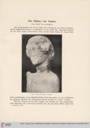 1: Die Sphinx von Aegina