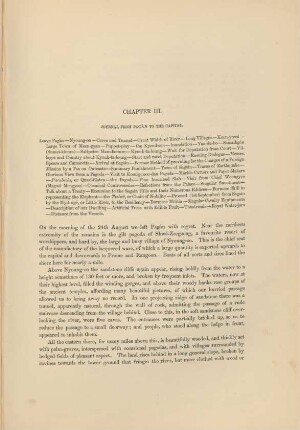 Chapter III. Journal from Pagán to the capital
