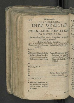 Chronologia Impp. Graeciae