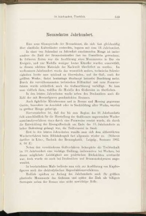 Neunzehntes Jahrhundert.