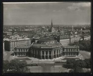Hofburgtheater, Wien: Ansicht von Norden