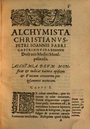 Alchymista christianus