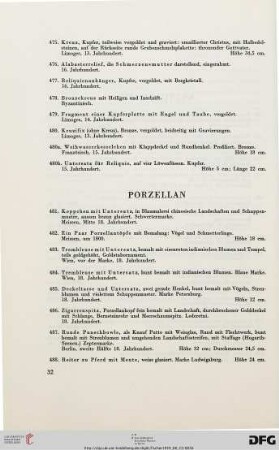 Porzellan (Nr. 481-809)