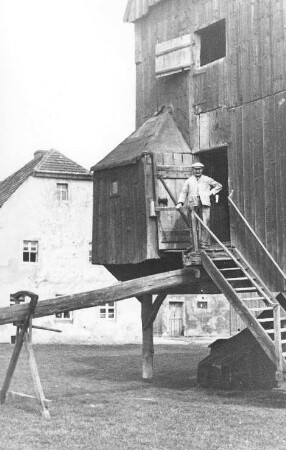 Bockelwitz-Leuterwitz. Bockmühle, Teilansicht, Repro