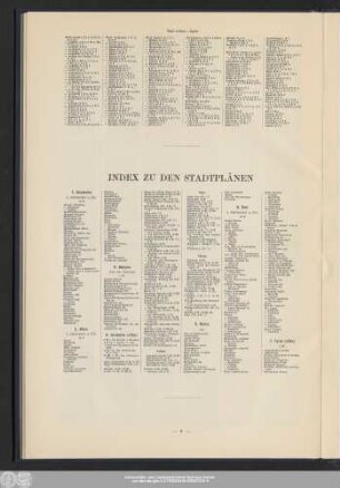 Index Zu Den Stadtplänen