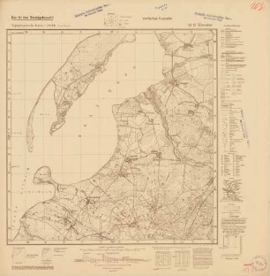 1935 Russow, Topographische Karte 1:25000 (4 cm - Karte)