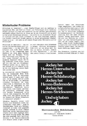 Winterhuder Probleme
