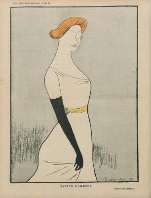 Les Contemporaines, No VI, Yvette Guilbert