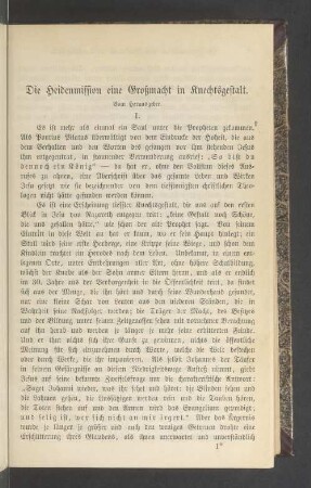 Die Heidenmission eine Großmacht in Knechtsgestalt