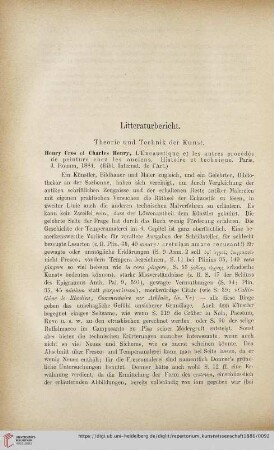 Litteraturbericht