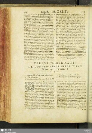 Digest. lib. XXIIII. de donationibus inter virum & uxorem