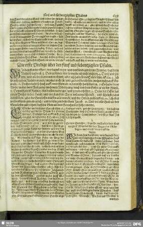 Auslegung des fünf und siebentzigsten Psalms