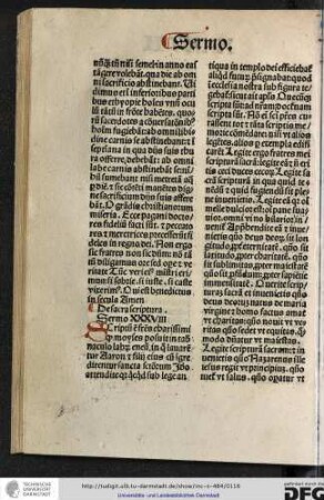 Scriptum est, fratres charissimi, quod Moyses posuit in tabernaculo labrum eneum...