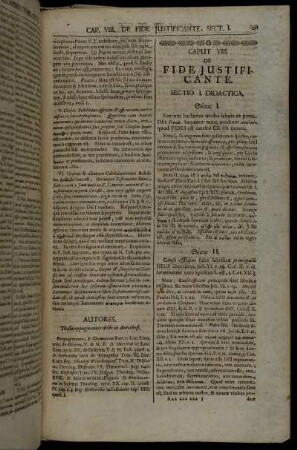 Caput VIII. De Fide Iustificante.