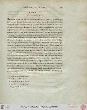 Caput IV: De harmonia
