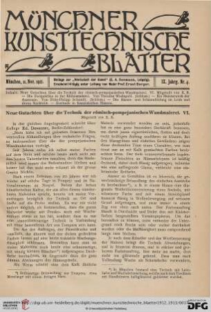 9: Neue Gutachten über die römisch-pompejanische Wandmaltechnik, [9]