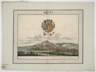 Ansicht von Dillenburg, Radierung, um 1680?