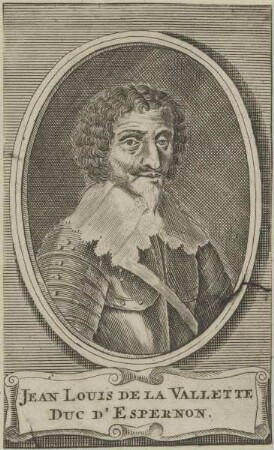 Bildnis des Jean Louis de La Valette Duc d' Epernon