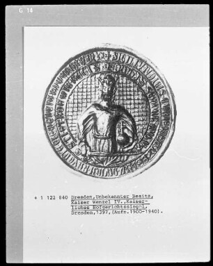 König Wenzel IV., Hofgerichtssiegel