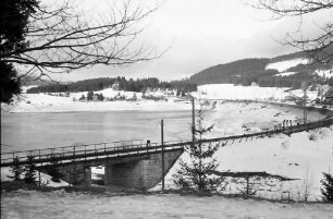 Schluchsee: Ausgelassener Schluchsee (Bahnviadukt)