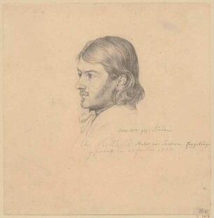 Bildnis Berthold, Ch. (um 1795-1823), Maler aus Sachsen