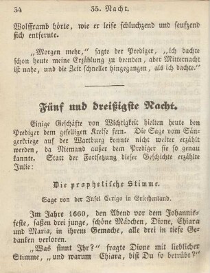 Fünf und dreißigste Nacht