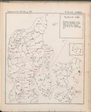 Særkort til § 29, 94 og 103. Æ. Dansk watær.