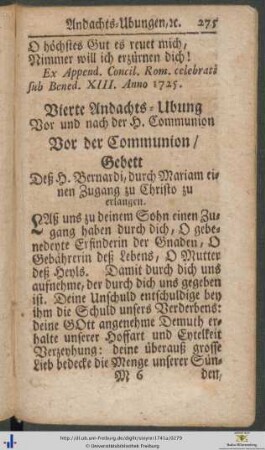 Vierte Andachts-Ubung