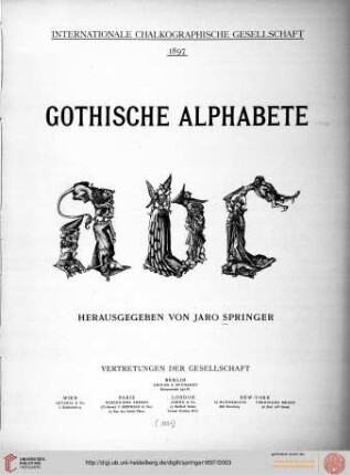 Gothische Alphabete