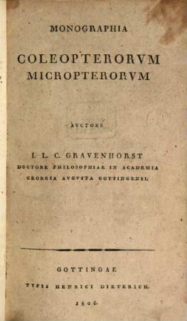 Monographia coleopterorum micropterorum