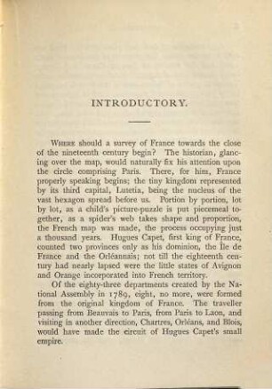 France of to-day : a survey comparative and retrospective